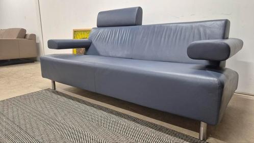 Exclusief top design Cloak Pacific leren 3 zits bank zgan, Huis en Inrichting, Banken | Bankstellen, Zo goed als nieuw, Rechte bank