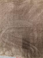 Prachtige velvet beige satijn zacht coupon tapijt 400x400, Huis en Inrichting, Stoffering | Vloerbedekking, Ophalen, Beige, Nieuw