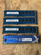 4x 4GB DDR3 modules, Gebruikt, DDR3, Ophalen of Verzenden, Desktop