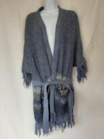 Grappig blauw gebreid vest mt M merk Alchemist, Kleding | Dames, Maat 38/40 (M), Blauw, ., Ophalen of Verzenden