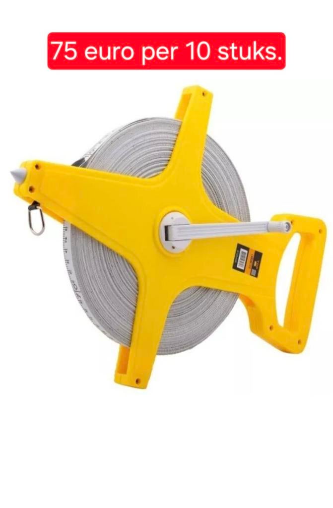 Landmeter 100 meter.
Kunststof behuizing met gemakkelijk uit, Ophalen of Verzenden