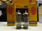 matched paartje ECC83 van philips miniwatt , 12AX7 ., Verzenden, Buis of Buizen