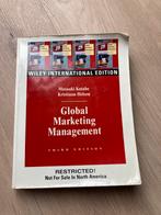Global Marketing Managent, Boeken, Gelezen, Sociale psychologie, Ophalen of Verzenden, Kotabe, helsen