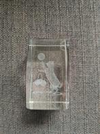 Kristallen Presse-papier  - kat met bollen wol, Verzamelen, Ophalen of Verzenden, Zo goed als nieuw