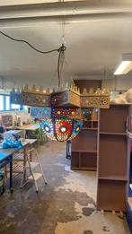 Arabische sfeer lamp groot, multicolor, Huis en Inrichting, Lampen | Hanglampen, Ophalen, Zo goed als nieuw, Arabisch, marokkaans, 1001 nacht