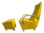 Fauteuil met hocker Sitting Vision(de toekomst), Huis en Inrichting, Fauteuils, Ophalen of Verzenden, Zo goed als nieuw