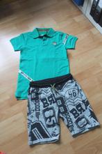 Quapi polo shirt + korte jogging broek mt 146 / 152 ZGAN!!, Kinderen en Baby's, Kinderkleding | Maat 146, Jongen, Ophalen of Verzenden