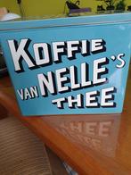 Vintage koffie thee blik, Ophalen of Verzenden, Gebruikt, Koffie, Van Nelle