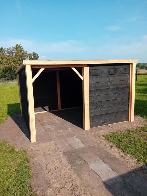 Schuilstal Deluxe douglas, Dieren en Toebehoren, Stalling en Weidegang, Toebehoren, 2 of 3 paarden of pony's