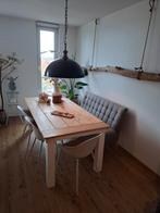 Houten eettafel steigerhout 2x1 landelijk Brocante, Huis en Inrichting, Tafels | Eettafels, 100 tot 150 cm, Landelijk, Vier personen