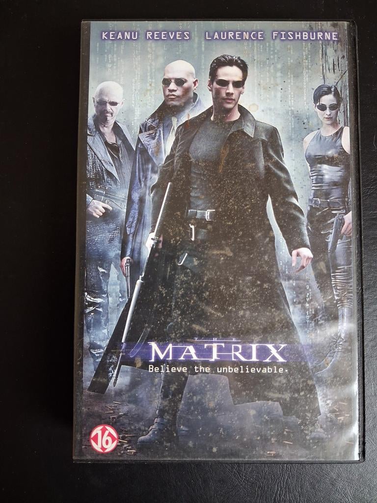 VHS  - The Matrix, Vanaf 16 jaar, Ophalen of Verzenden, Zo goed als nieuw, Science Fiction en Fantasy