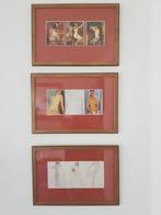 3  vintage erotische kunstwerken gesigneerd, Antiek en Kunst, Ophalen