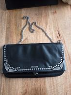 Zadig en Voltaire Rock Mirror Clutch Zadig & Voltaire Tas, Sieraden, Tassen en Uiterlijk, Ophalen of Verzenden, Nieuw, Zwart, Schoudertasje