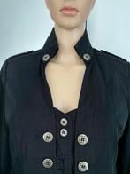 G638 Laura di Sarpi mt. 38=M Napoleon jasje blazer colbert, Maat 38/40 (M), Zwart, Ophalen of Verzenden, Zo goed als nieuw