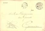 Zwolle - Genemuiden - Dienst - 1910, Postzegels en Munten, Ophalen of Verzenden, Briefkaart