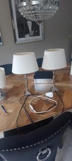 Twee Sets Schemerlampjes - Gebruikt, Huis en Inrichting, Ophalen, Gebruikt, Metaal, Modern