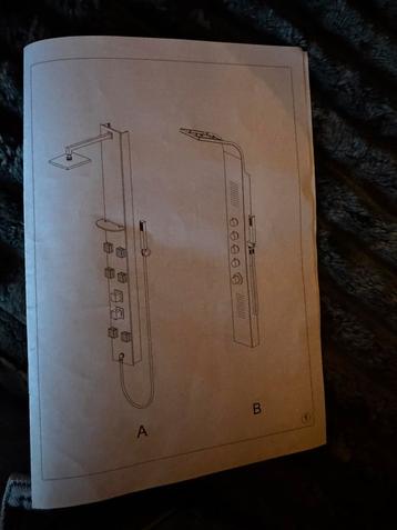 Douche paneel set nieuw! beschikbaar voor biedingen