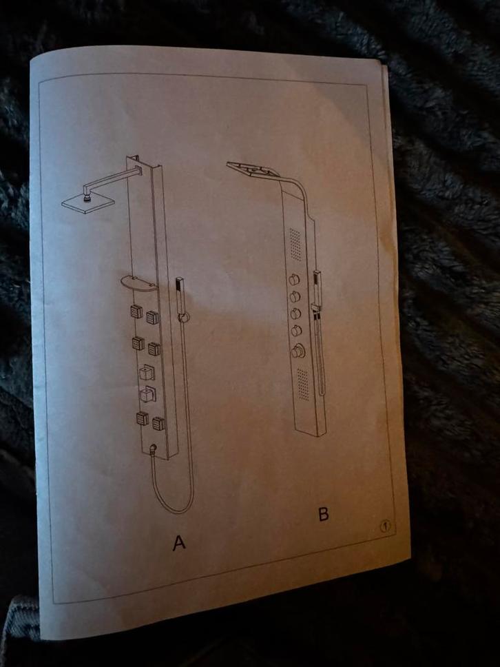 Douche paneel set nieuw!, Doe-het-zelf en Verbouw, Sanitair, Nieuw, Douche, Ophalen of Verzenden