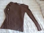 Bruin shirt NAME IT 146-152, Meisje, Ophalen of Verzenden, Zo goed als nieuw, Shirt of Longsleeve