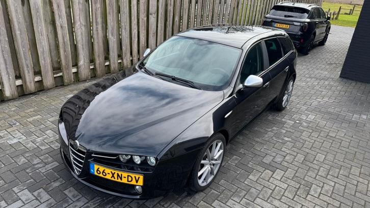 Alfa Romeo 159 2.2 JTS SW 2007 Zwart, Auto's, Alfa Romeo, Particulier, ABS, Airbags, Airconditioning, Android Auto, Apple Carplay