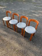 Kusch Co Bruno Rey stoelen (4 beschikbaar), Ophalen, Gebruikt, Bruin, Hout