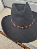 Western cowboy country hoed zwart, Kleding | Heren, 60 cm (XL, 7½ inch) of meer, Hoed, Nieuw, Ophalen of Verzenden