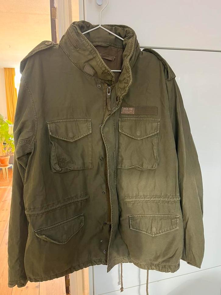 ACA Joe M65 jacket maat M militaire jas Amerikaans, Kleding | Heren, Jassen | Zomer, Gedragen, Maat 48/50 (M), Groen, Ophalen of Verzenden