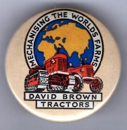 David Brown tractors button ( F_283 ), Verzamelen, Speldjes, Pins en Buttons, Nieuw, Button, Transport, Verzenden
