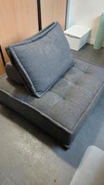 Loods5 grijze lounge fauteuil in goede staat!, Ophalen, Gebruikt, 100 tot 125 cm, Minimalistisch