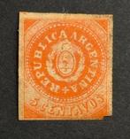 1862 ARGENTINIË wapen in ring ongebruikt, Verzenden, Zuid-Amerika