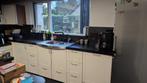 MAATWERK keuken met granieten blad, Bosch, Smeg en SIEMENS, Ophalen, Gebruikt, Hoekkeuken, Graniet of Steen