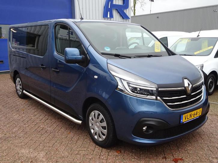 Renault Trafic 2.0 dCi 120 T29 L2H1 DUBBELE CABINE 6 PERSOON, Auto's, Bestelauto's, Bedrijf, Te koop, ABS, Airconditioning, Bluetooth