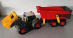 Grote tractor met aanhanger, licht en geluid, Ophalen of Verzenden, Zo goed als nieuw