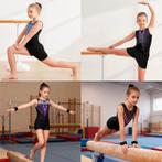 Turnpakje+ turnbroekje zwart 116 122 128 134 140 146 152, Sport en Fitness, Turnen, Ophalen of Verzenden, Nieuw, Zwart, Turnpak(je)