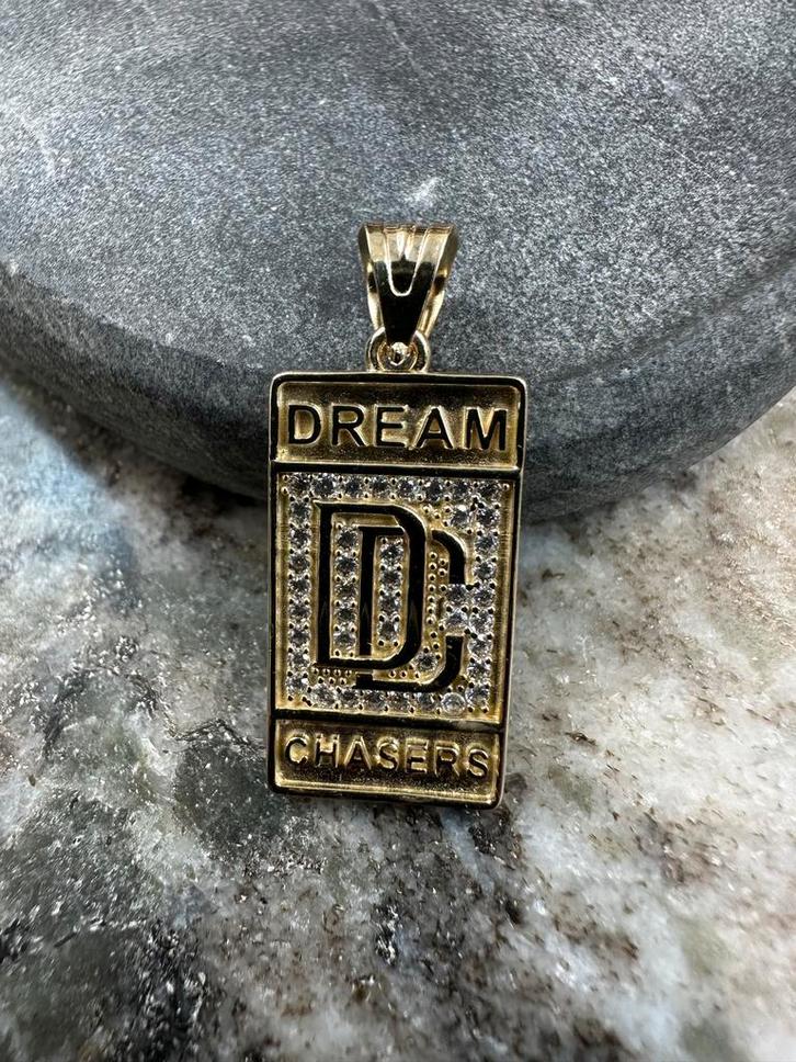 14k Gouden Dream Chasers Hanger, Sieraden, Tassen en Uiterlijk, Kettinghangers, Nieuw, Goud, Overige voorstellingen, Met strass