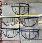 5x Wandhouders metaal voor muurplanten, ca 30 cm breed., Gebruikt, Minder dan 30 cm, Minder dan 60 cm, Rond