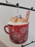 Gusta  chocolade mok kerstbal/kerstornament  9 cm, Ophalen of Verzenden, Zo goed als nieuw
