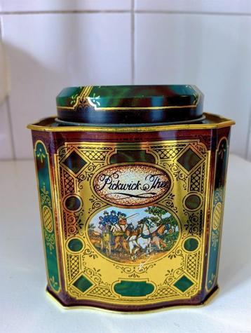 Douwe Egberts Pickwick thee groen blik in zeer goede staat. beschikbaar voor biedingen