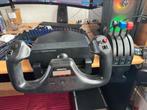 Saitek Pro Flight Yoke system gloednieuw, Computers en Software, Joysticks, Ophalen of Verzenden, Zo goed als nieuw