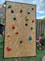 Klimmuur inclusief 20 grepen 108x182cm, Sport en Fitness, Ophalen, Zo goed als nieuw, Klimsport-accessoire