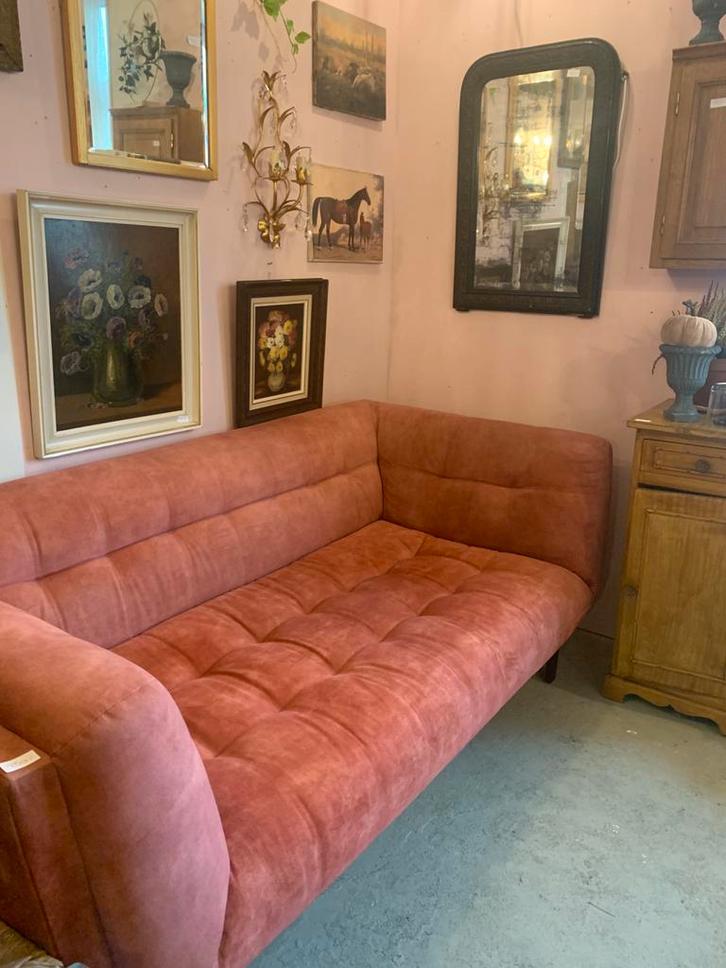 Mooie oud roze bank, Huis en Inrichting, Banken | Sofa's en Chaises Longues, Zo goed als nieuw, Driepersoons, 150 tot 200 cm, 75 tot 100 cm