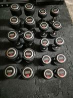 Hammer strength dumbbell set 2kg t/m 20kg, Ophalen, Zo goed als nieuw, Benen, Dumbbell