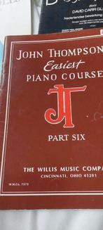 JOHN THOMPSON 'S EASIEST PIANO-LES COURSE part six, Gebruikt, Les of Cursus, Ophalen of Verzenden, Piano
