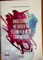 Kwalitatieve methoden en technieken in de criminologie, Ophalen of Verzenden, Alpha, Zo goed als nieuw, WO
