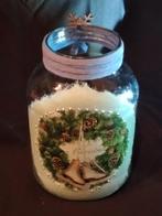 Windlicht schaatsen, Diversen, Kerst, Ophalen of Verzenden, Zo goed als nieuw