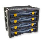 Nieuwe Multibox 3 Behuizing met 4 Sorteerkoffers Blauw, Ophalen, Nieuw