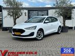 Ford Focus 1.0 EcoBoost Hybrid Titanium Vignale LED CarPlay, Auto's, Gebruikt, Euro 6, Wit, Bedrijf
