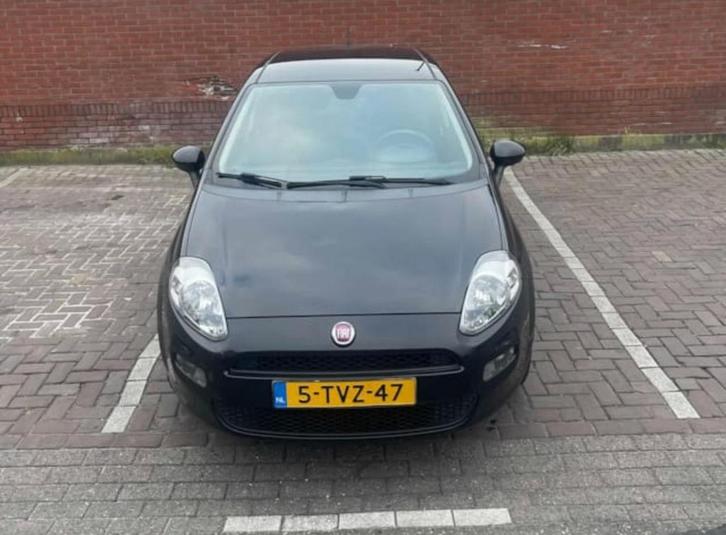 Fiat Punto 0.9 Twinair 100PK 5DR 2014 Zwart, Auto's, Fiat, Particulier, Airbags, Airconditioning, Centrale vergrendeling, Cruise Control