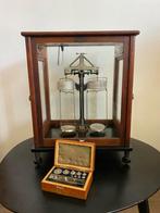 Antieke Sartorius-Werke apothekersweegschaal met gewichtjes, Ophalen