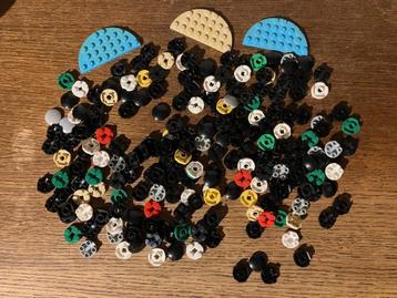 Lot LEGO - 250 tot 300 stuks ronde plates in div. kleuren beschikbaar voor biedingen